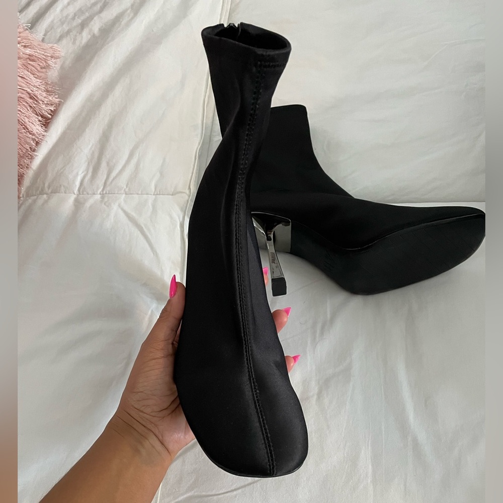 Zara, Blk, Bootie, 37